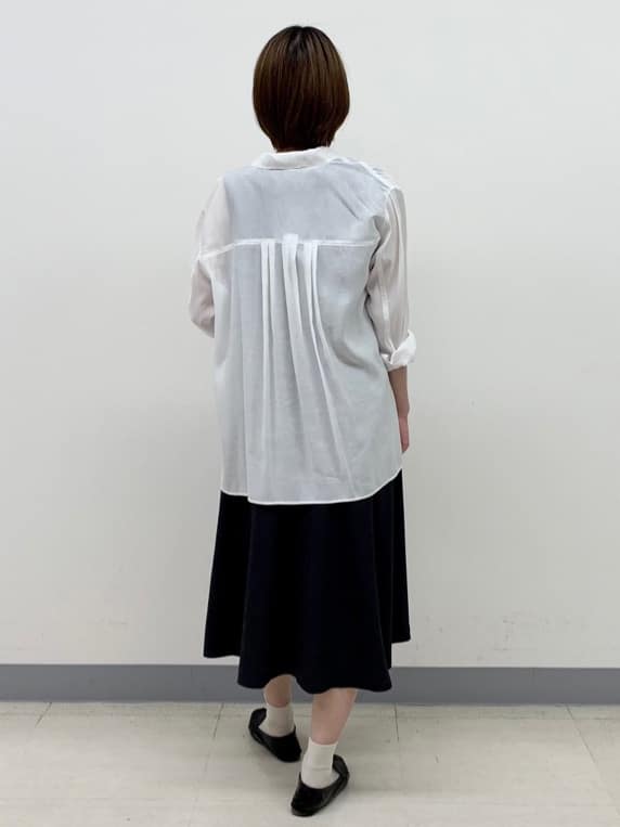 hikaruさんの「INDIVI｜【美シルエット】ノースリーブワンピース」を使ったコーディネート