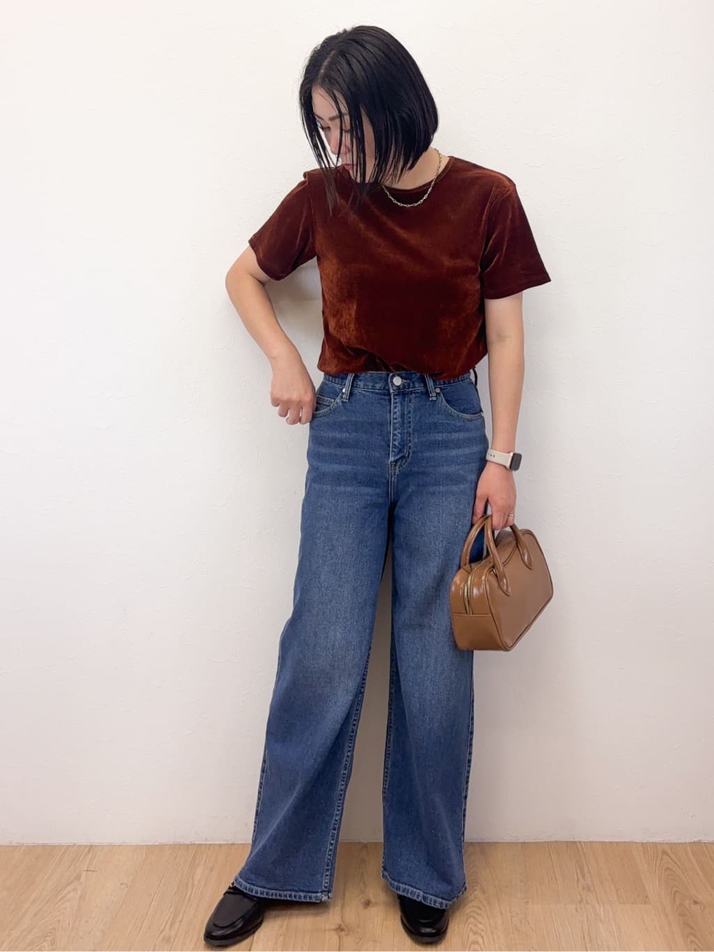 Takeさんの「OPAQUE.CLIP｜フロッキーチュールTシャツ【洗濯機洗い可】」を使ったコーディネート