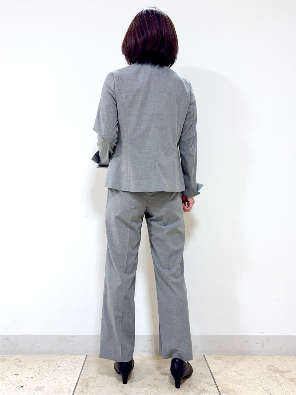 kaeさんの「Reflect｜【洗える／セットアップ可】ノーカラージャケット」を使ったコーディネート