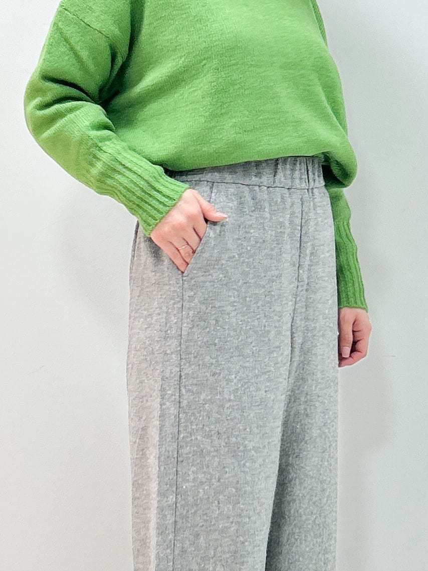 Kaiさんの「Dessin｜【洗える】クルーネックワイドニット」を使ったコーディネート