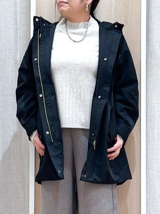 naoさんの「grove｜最終お値下げ！！【名品アウター/3WAY・はっ水】ボアライナー付きモッズコート」を使ったコーディネート