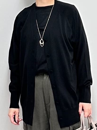 みなこさんの「UNTITLED｜【アンサンブル可/六分袖/洗える】ウールシルクニット」を使ったコーディネート