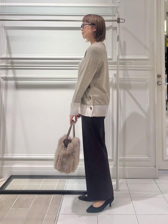AKKOさんの「UNTITLED｜【8色展開/洗える】ウールカシミヤ ハイネックニット」を使ったコーディネート