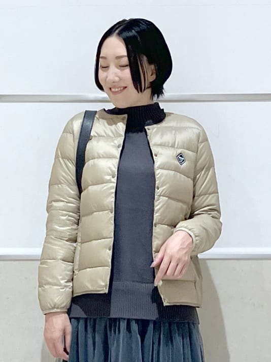 eriko さんの「Dessin｜【洗える】ニットチュールドッキングワンピース」を使ったコーディネート