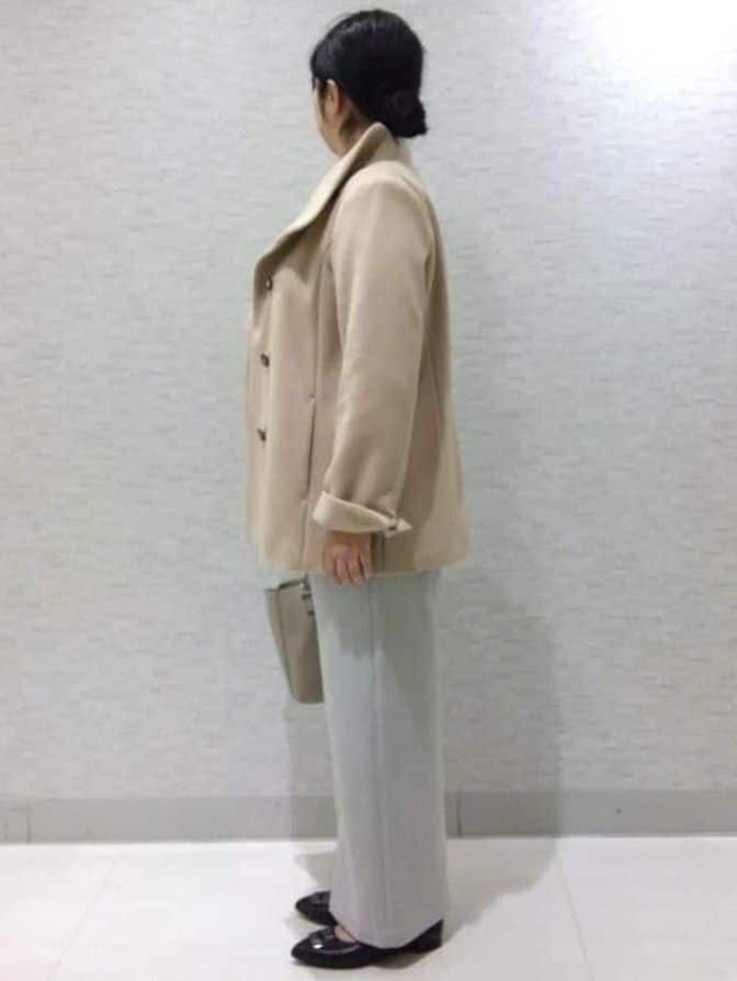 sakoさんの「Reflect｜【選べる8色／スカートにもパンツにも◎】ウール混ボートネックニット」を使ったコーディネート