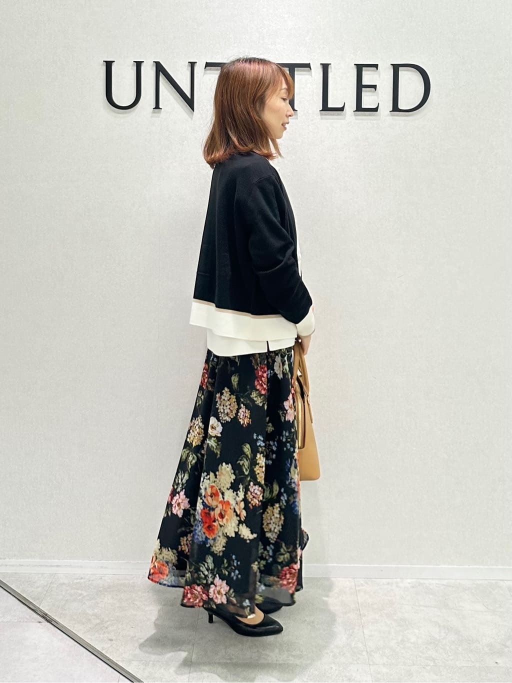 Miwaさんの「UNTITLED｜【アンサンブル可/洗える】ウールミラノリブニット」を使ったコーディネート