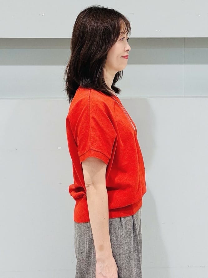 makiさんの「UNTITLED｜【洗える/前後2WAY】ネックプルオーバーニット」を使ったコーディネート