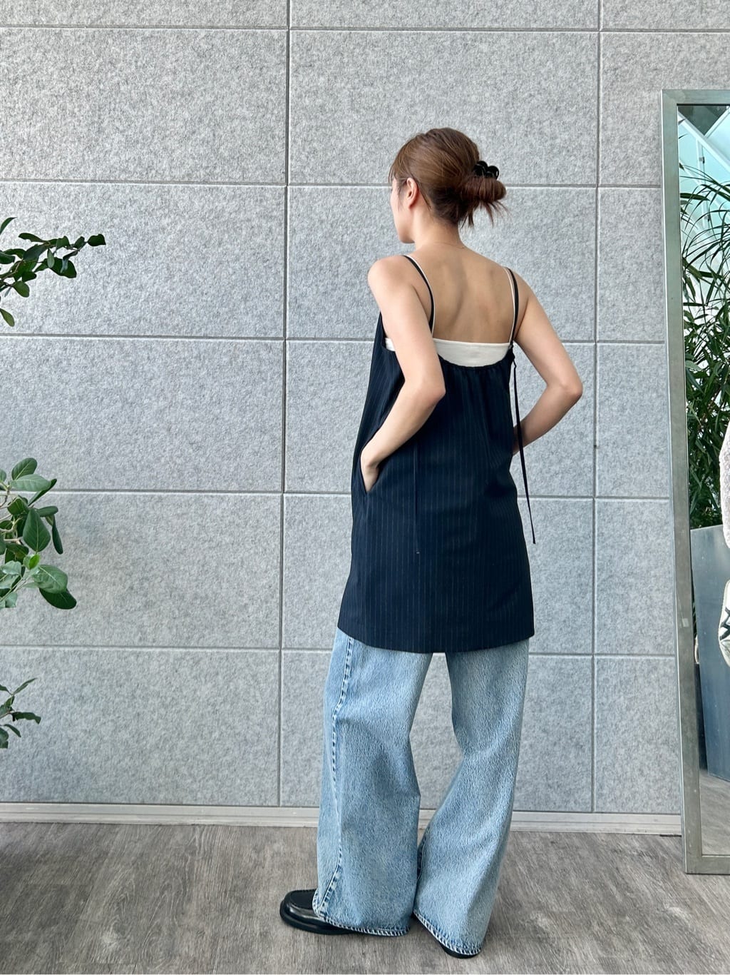 harunaさんの「CODE A｜tailored mood mini dress」を使ったコーディネート