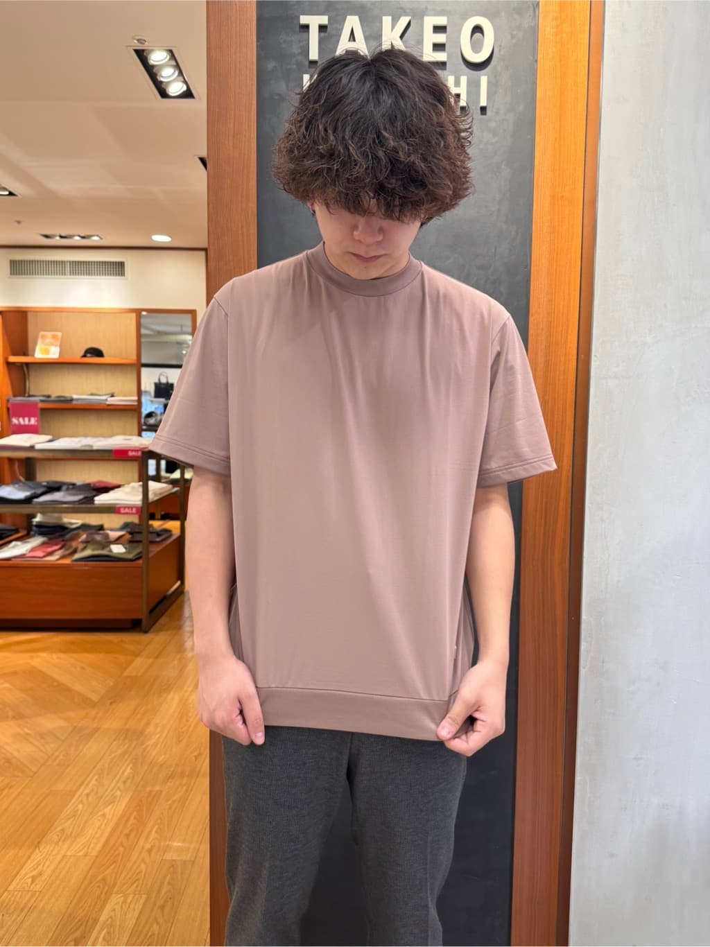 たくやさんの「TAKEO KIKUCHI｜【None Of Stress】アクティブジャージ 千鳥 ジャケット」を使ったコーディネート