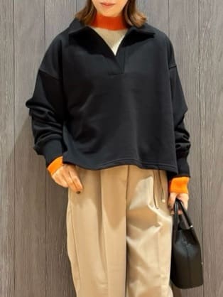 meiさんの「SHOO･LA･RUE｜【S-LL】ウエストリボンがアクセント ゆったりテーパードパンツ」を使ったコーディネート