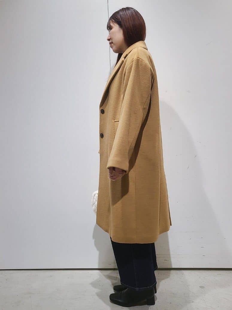 hmさんの「OPAQUE.CLIP｜カシミヤブレンドウールチェスターコート」を使ったコーディネート