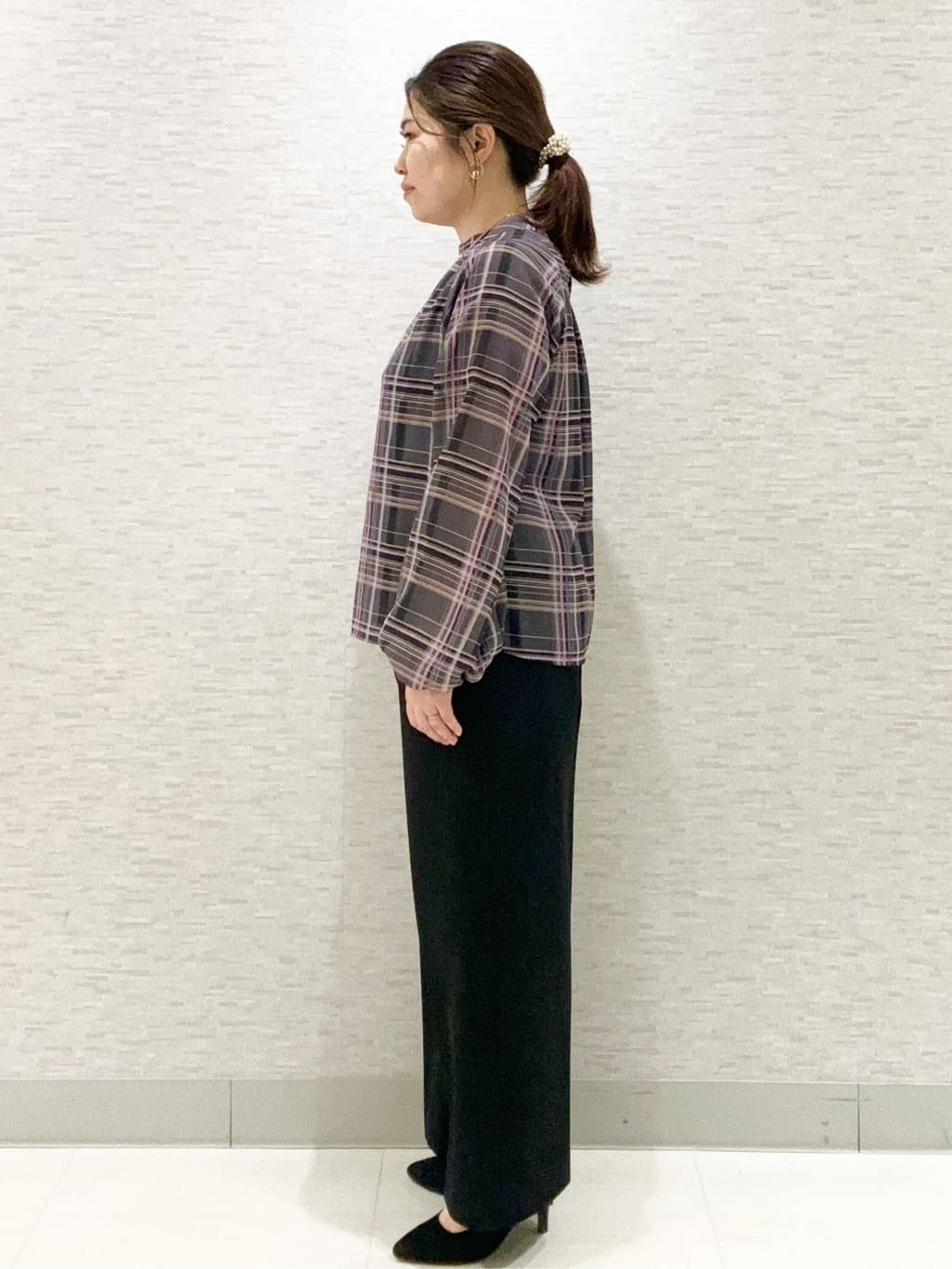 yuさんの「COUP DE CHANCE｜【手洗い可】ストレートワイドパンツ」を使ったコーディネート