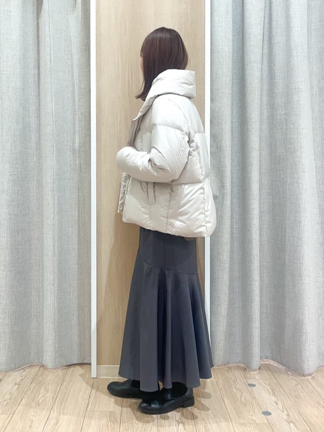 みーちゃんさんの「grove｜【名品アウター／800FP・多機能】つつまれダウンショート」を使ったコーディネート