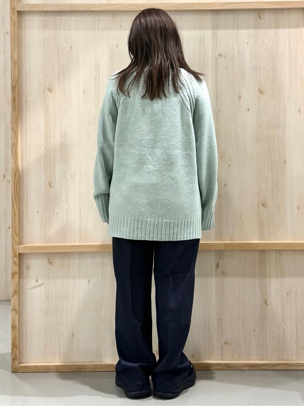 nanaさんの「THE SHOP TK｜ふんわり柔らかきれい色 ウール混ハイネックニット」を使ったコーディネート