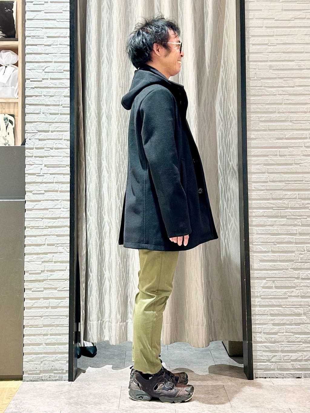 KENJI Iさんの「THE SHOP TK｜【心地良い、滑らかさ】レイヤード風ケーブル ニットソー 【洗濯機OK】」を使ったコーディネート