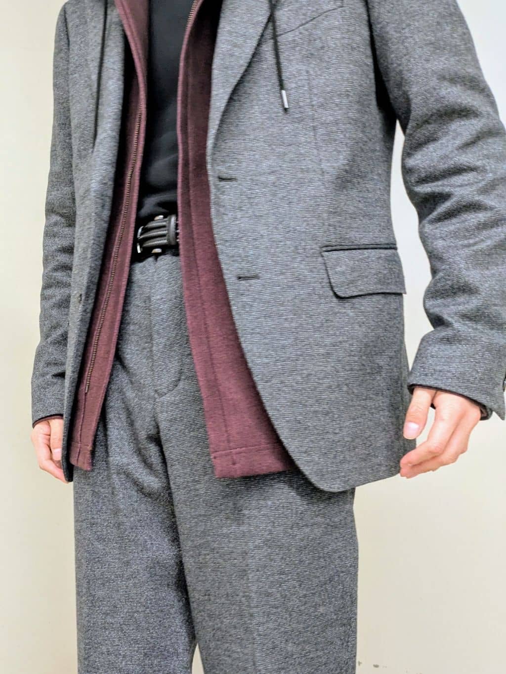 ryoさんの「TAKEO KIKUCHI｜【Sサイズ～】尾州織 ピンヘッドムリネ ジャケット」を使ったコーディネート