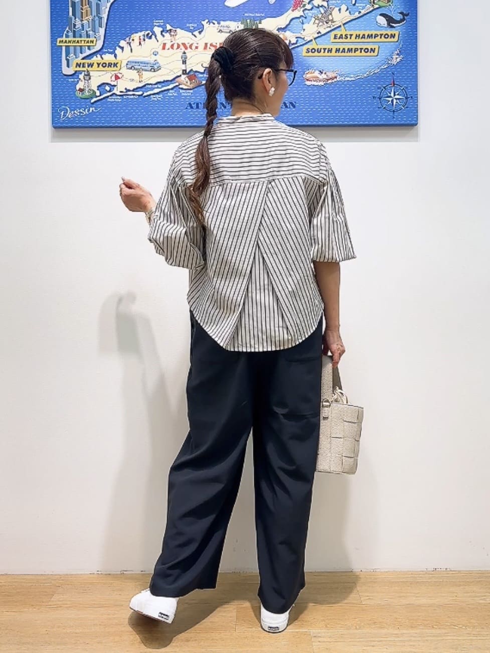 Yasucoさんの「Dessin｜【洗える】オーガニックコットンフレンチスリーブ」を使ったコーディネート