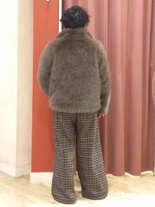 cameさんの「SHOO･LA･RUE｜【あったか/S-LL】脚のラインをきれいに魅せる チェック柄ワイドパンツ」を使ったコーディネート
