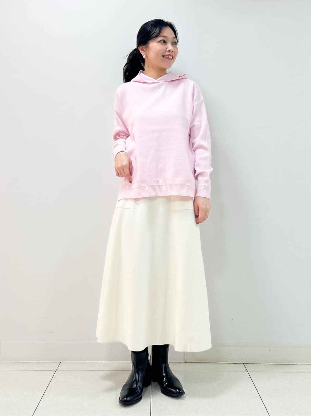 Kaiさんの「Dessin｜【撥水・2WAY】ミュラーダウンコートミドル丈」を使ったコーディネート