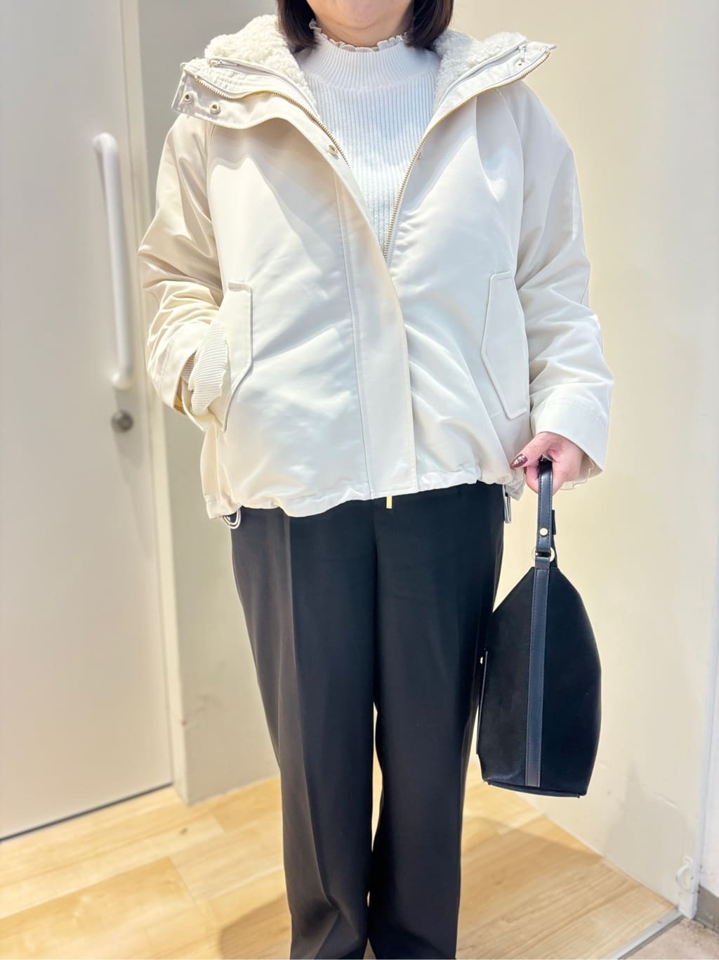 ゆみさんの「grove｜【名品アウター/3WAY・はっ水】ボアライナー付マウンテンパーカ」を使ったコーディネート