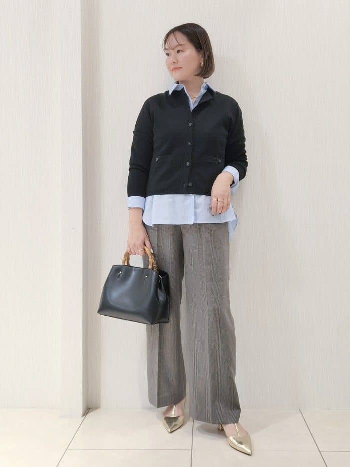 naokoさんの「UNTITLED｜【セットアップ可】ウールライク ダブルブレストジャケット」を使ったコーディネート