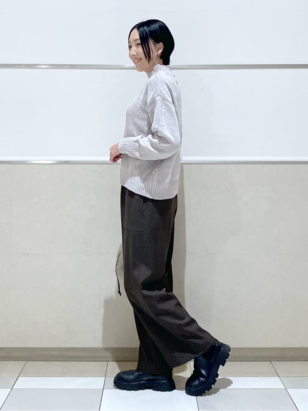 eriko さんの「Dessin｜ダンボールジップブルゾン」を使ったコーディネート