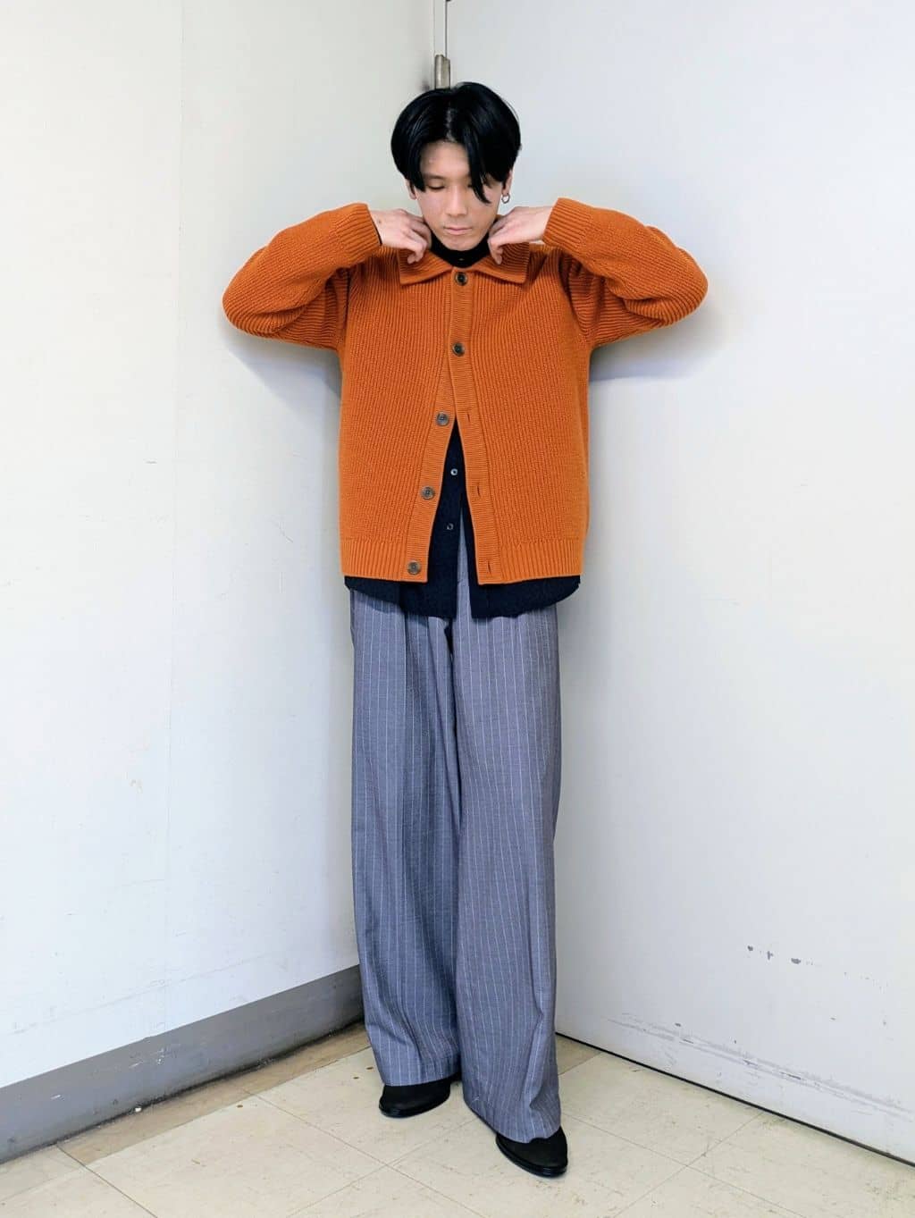 ryoさんの「TAKEO KIKUCHI｜【Made in JAPAN】播州織 ドビー千鳥シャツ」を使ったコーディネート