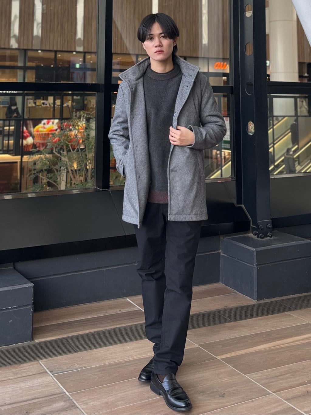 うらしーさんの「THE SHOP TK｜【大人の上品カジュアルを叶える】ハグするニット 洗濯機OK／6色展開」を使ったコーディネート