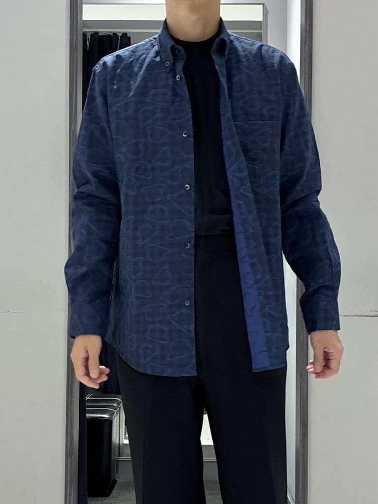 わいずみさんの「TAKEO KIKUCHI｜チェックボーラーガーゼシャツ」を使ったコーディネート