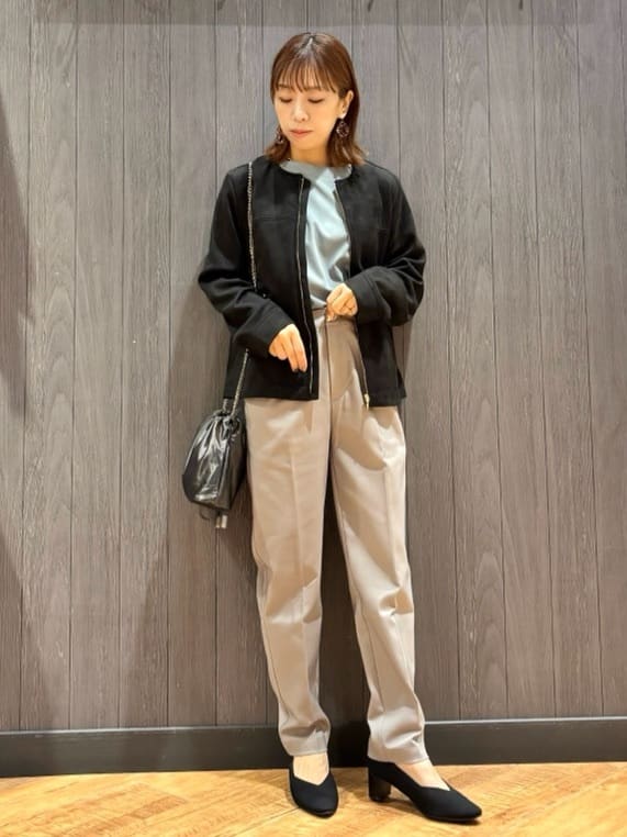 meiさんの「SHOO･LA･RUE｜【7分袖】裾タックデザインカットソー」を使ったコーディネート