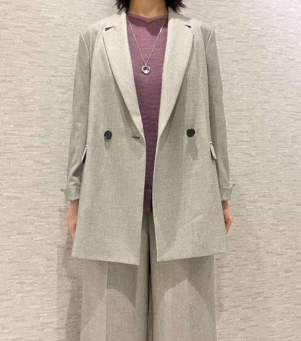 marikoさんの「Reflect｜【パンツ合わせにぴったり◎】ゆったりオフボディニット」を使ったコーディネート