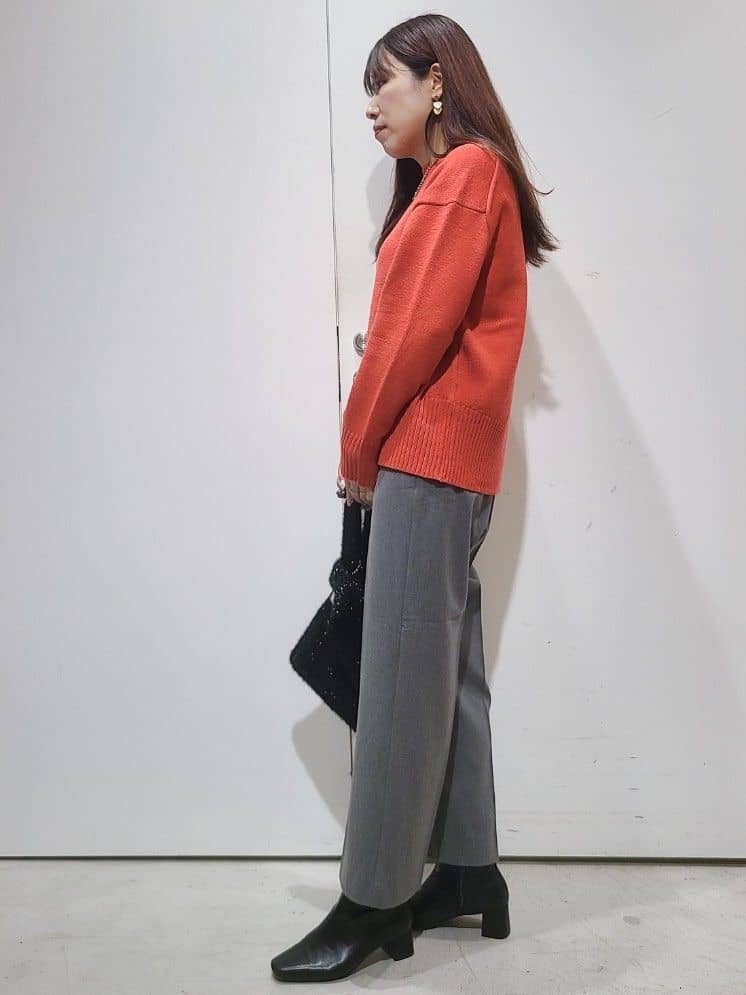 hmさんの「OPAQUE.CLIP｜ウォームタッチ イージーワイドパンツ【洗濯機洗OK／ストレッチ】≪SS～LL≫」を使ったコーディネート