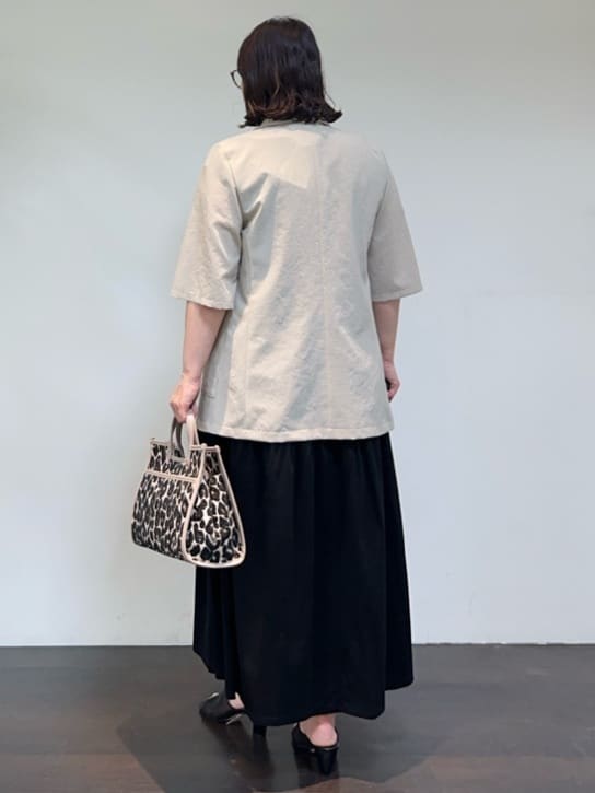 Asamiさんの「UNTITLED｜【吸水速乾/洗える】ハーフスリーブジャケット」を使ったコーディネート