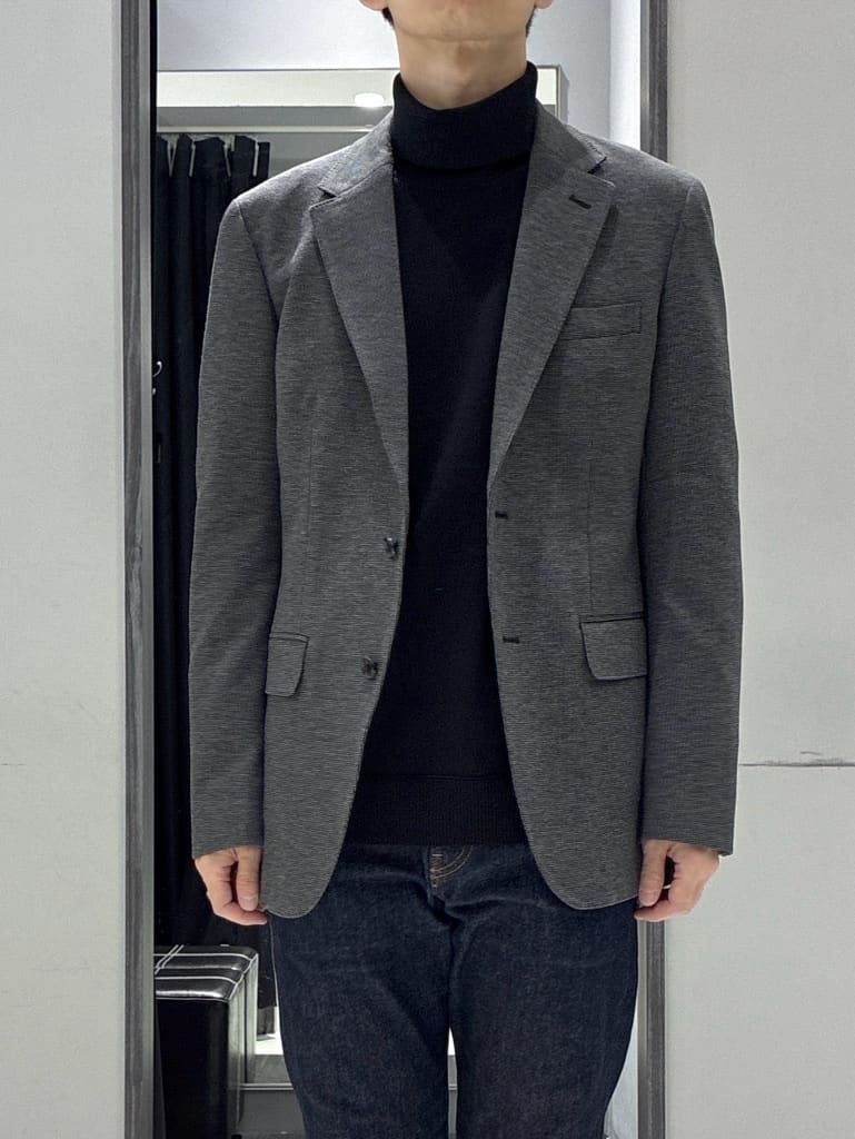 わいずみさんの「TAKEO KIKUCHI｜【None Of Stress】アクティブジャージ 千鳥 ジャケット」を使ったコーディネート