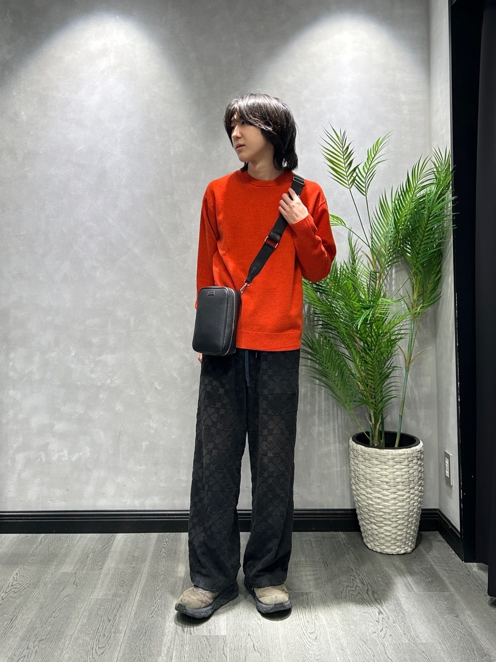 ruiさんの「TAKEO KIKUCHI｜カシミヤブレンド ビーバー調ピンヘッドスタンドカラーコート」を使ったコーディネート
