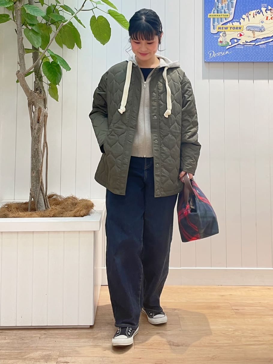 mikaさんの「Dessin｜【洗える】デニムカーブパンツ」を使ったコーディネート