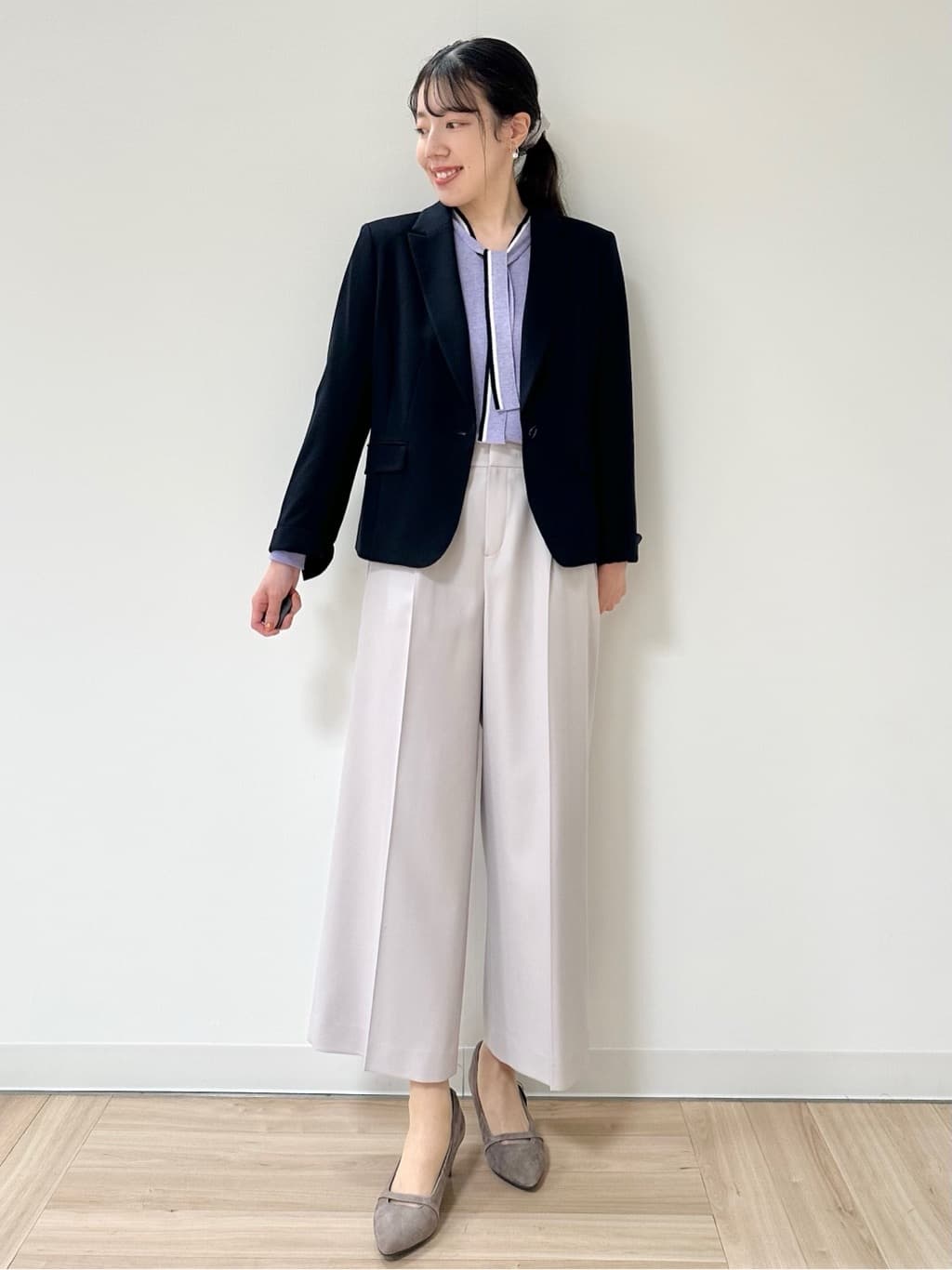 Momoさんの「Reflect｜【SS-4Lサイズ】匠ジャケット／ベーシックテーラード／WEB先行カラーあり」を使ったコーディネート