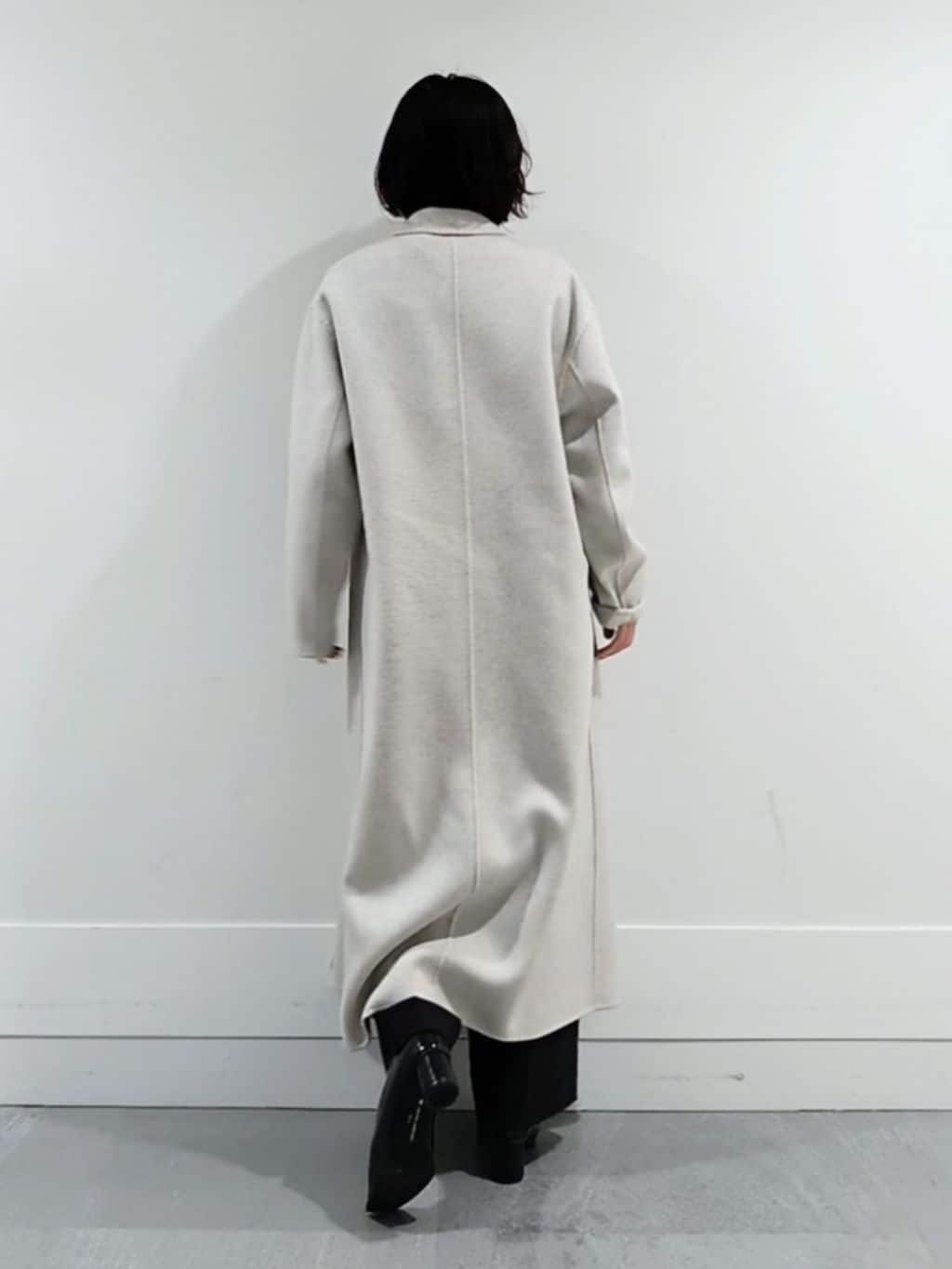 ミズタさんの「UNTITLED｜【8色展開/洗える】ウールカシミヤ ハイネックニット」を使ったコーディネート