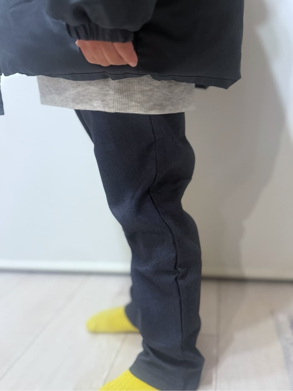 chさんの「THE SHOP TK｜【110-160】スタンドネック中綿ブルゾン」を使ったコーディネート