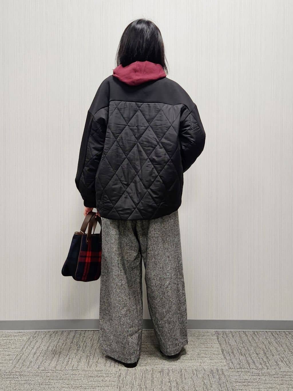 naraさんの「Dessin｜ダンボールジップブルゾン」を使ったコーディネート