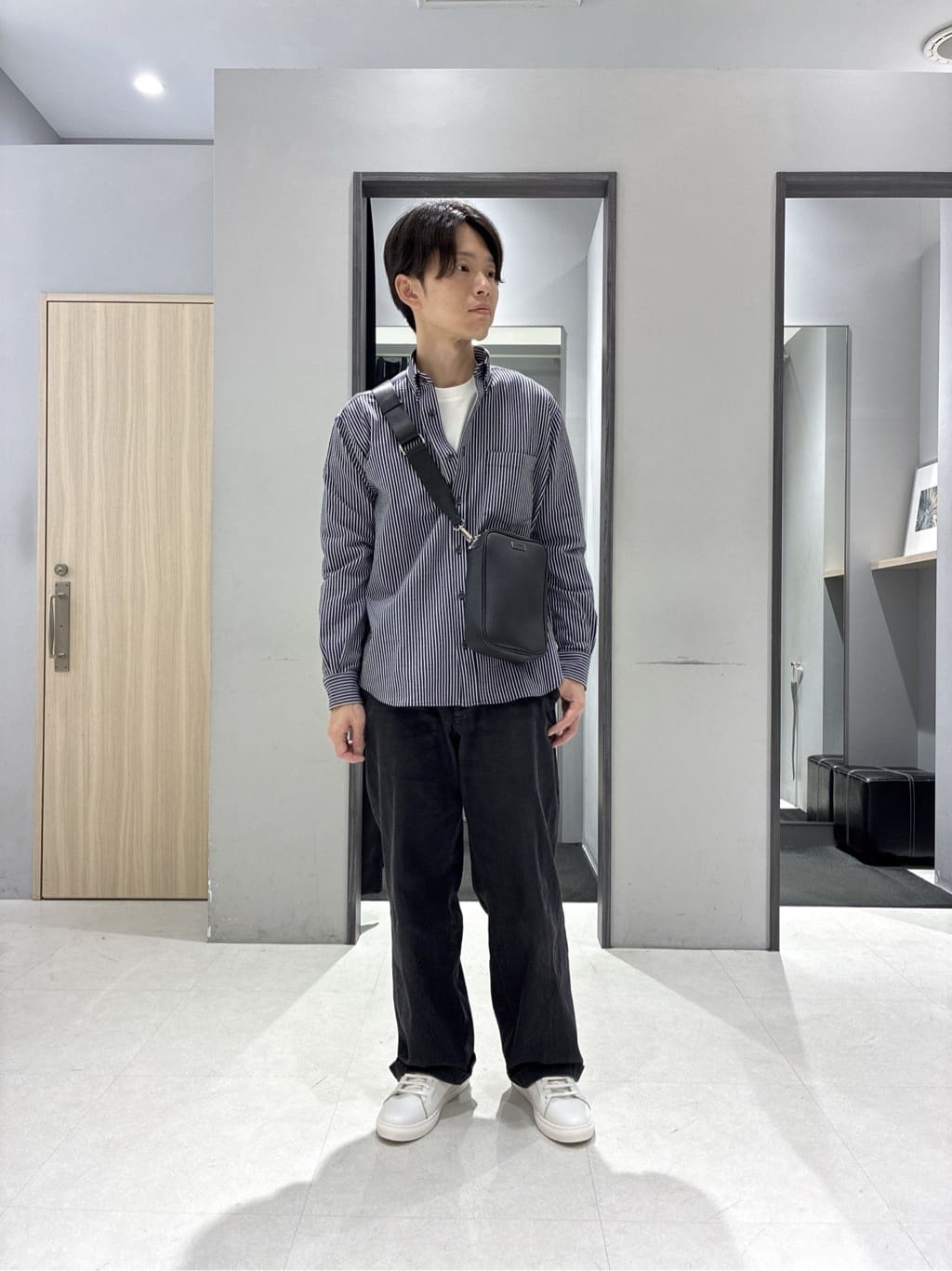 わいずみさんの「TAKEO KIKUCHI｜【None Of Stress】ストレッチ ダウンブルゾン」を使ったコーディネート