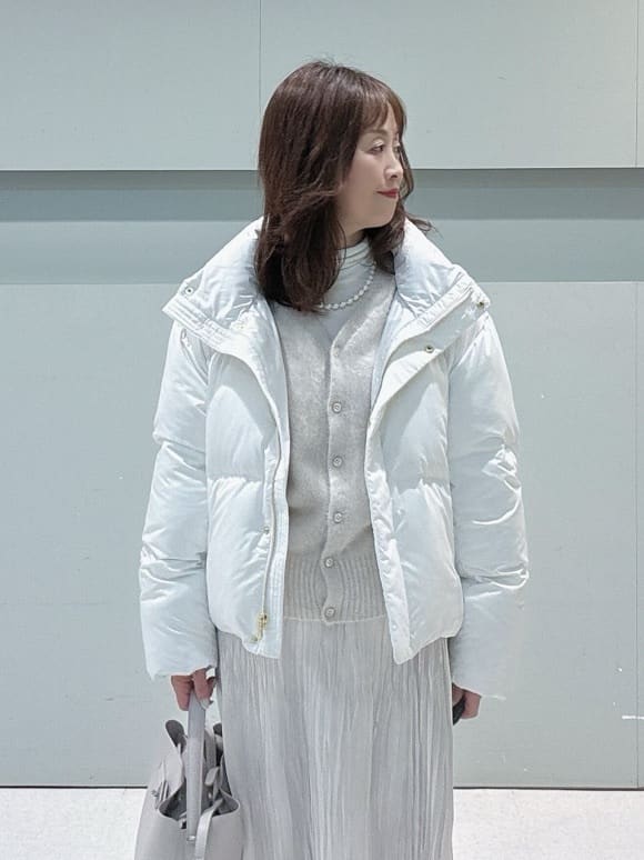makiさんの「UNTITLED｜【トレンド/撥水機能/防寒】ショートダウンコート」を使ったコーディネート