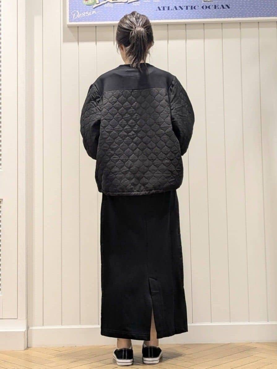 keikoさんの「Dessin｜【セットアップ可/ウエストゴム】裏毛Iラインスカート」を使ったコーディネート