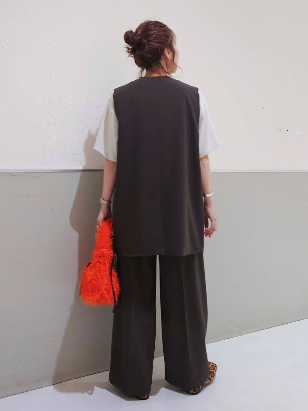 maruさんの「THE SHOP TK｜ノーカラージレ【セットアップ可/洗濯機OK】」を使ったコーディネート