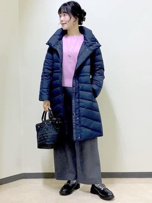  beni_gingerさんの「Reflect｜【SS-4Lサイズ／ウエスト調整可】フーデッドロングダウンコート」を使ったコーディネート