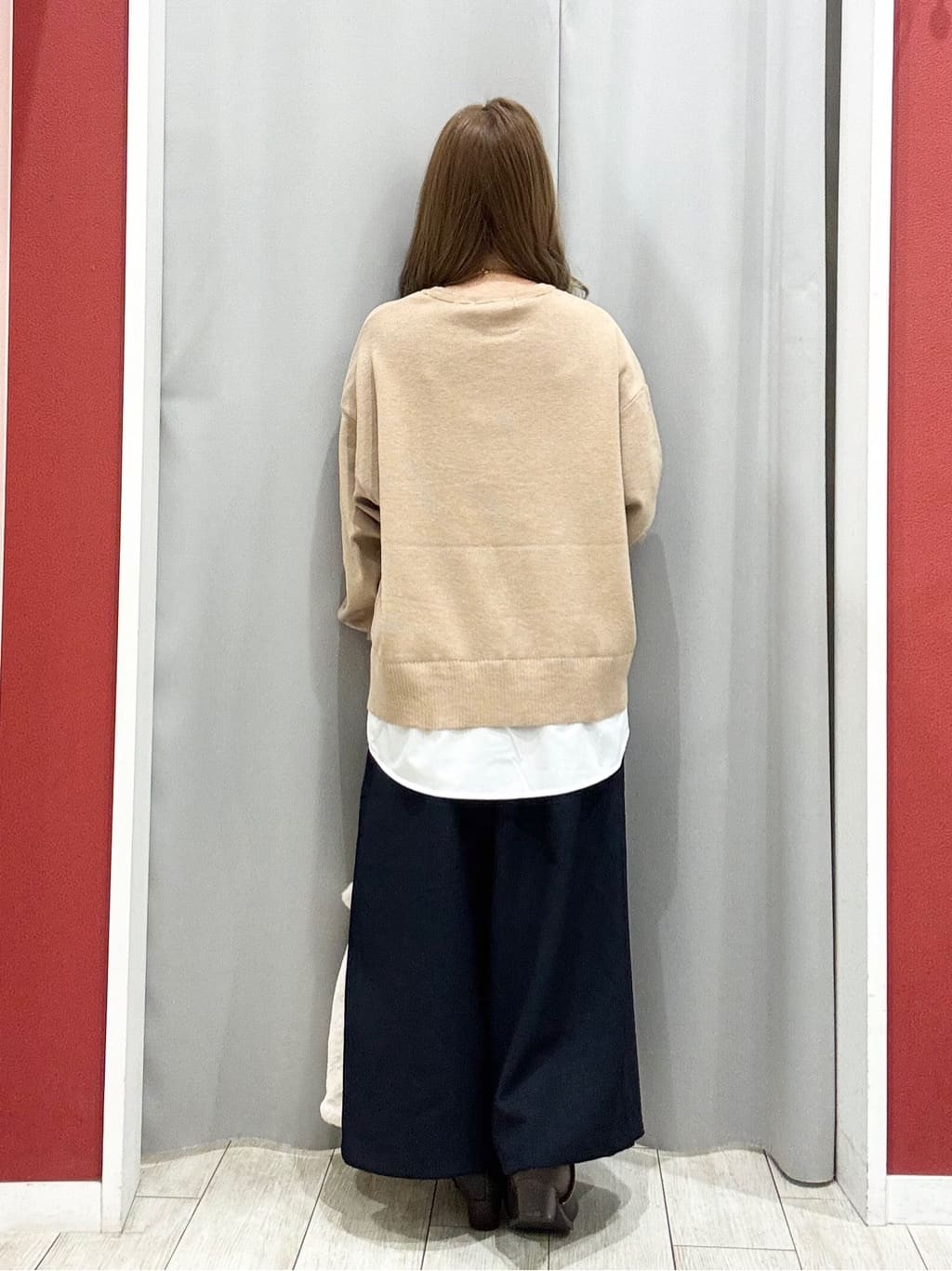 shioさんの「SHOO･LA･RUE｜ウエストまわりをすっきり魅せる デザインガウチョパンツ」を使ったコーディネート