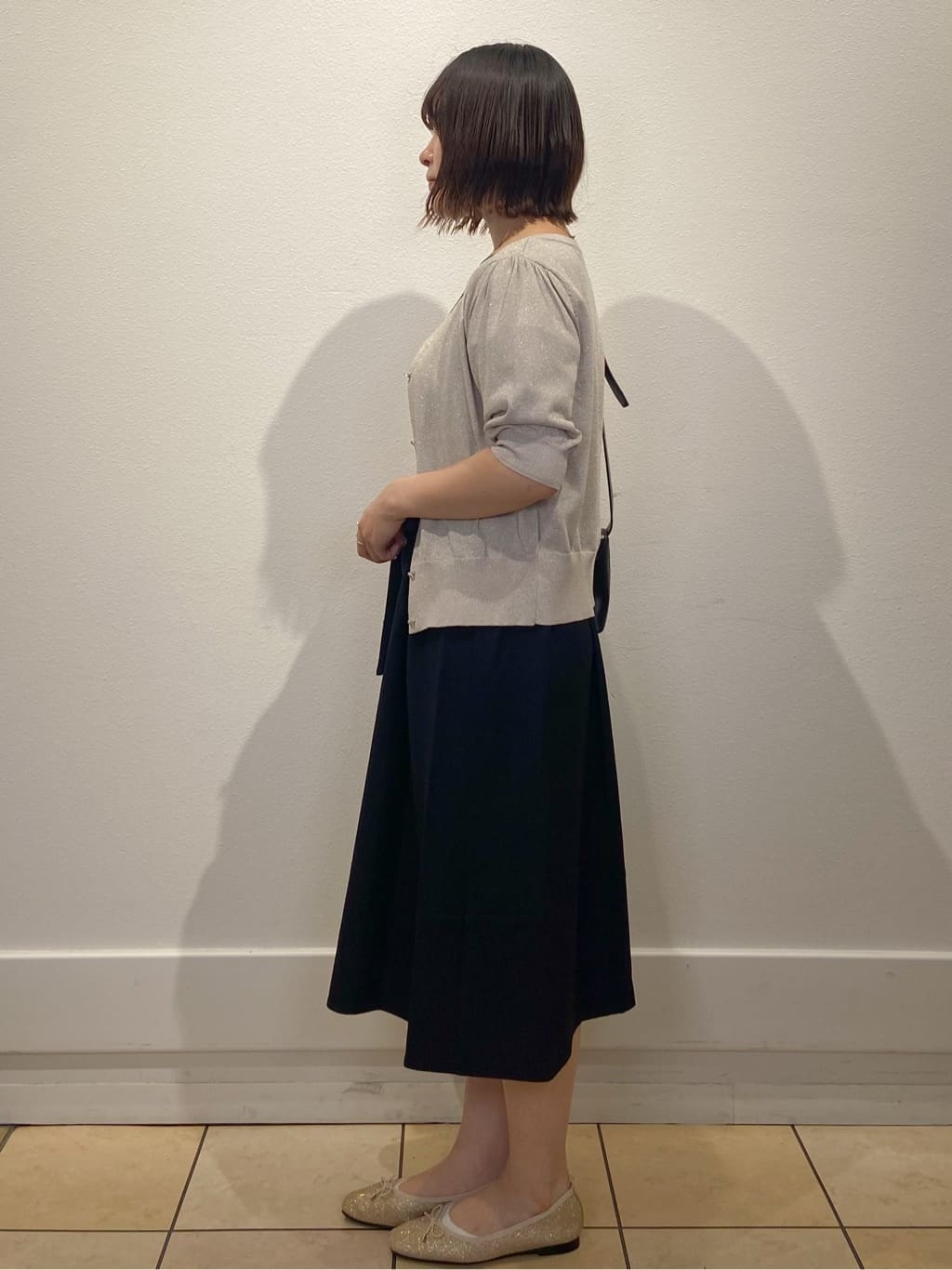 kimiさんの「index｜タックパフスリーブワンピース【洗濯機洗い可／イージーアイロン】」を使ったコーディネート
