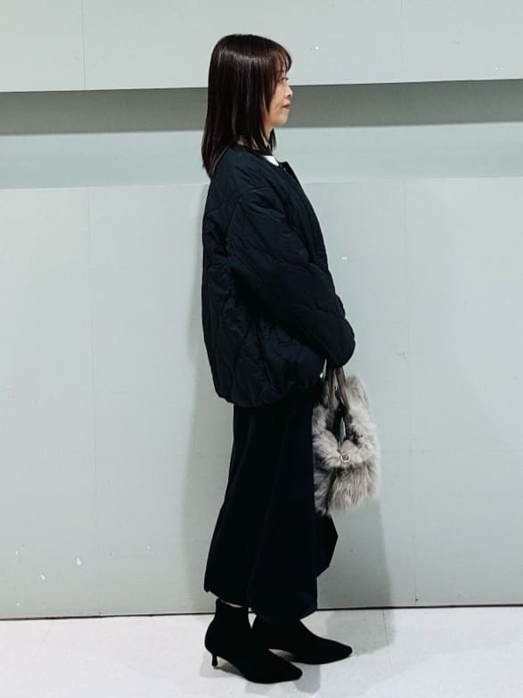 makiさんの「UNTITLED｜【アンサンブル可/洗える】ウールミラノリブニット」を使ったコーディネート