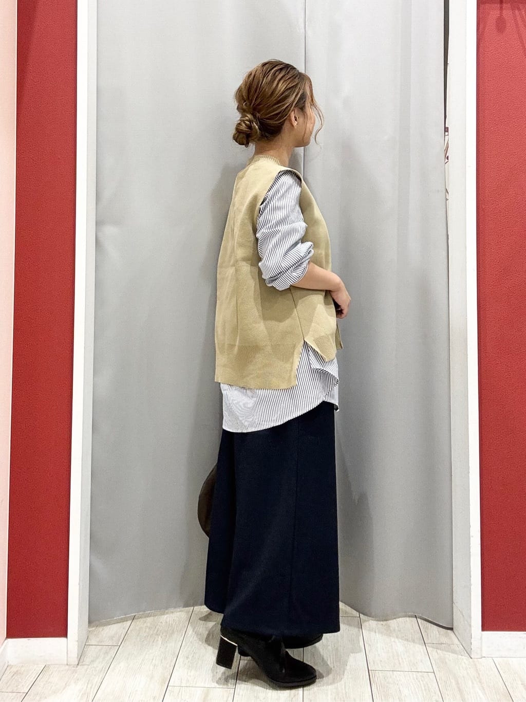 shioさんの「SHOO･LA･RUE｜ウエストまわりをすっきり魅せる デザインガウチョパンツ」を使ったコーディネート