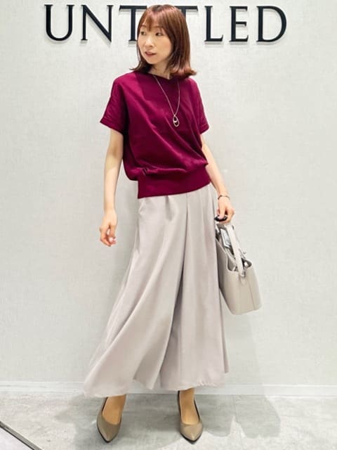 Miwaさんの「UNTITLED｜【追加】ライトダブルリングネックレス」を使ったコーディネート